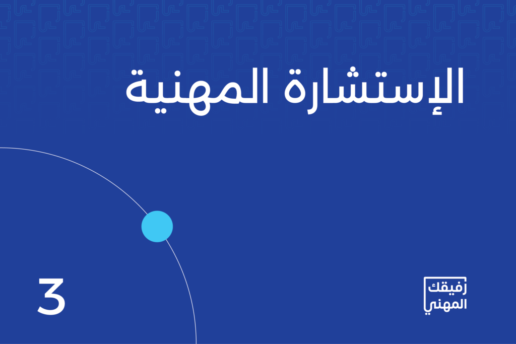 جلسة استشارية مهنية